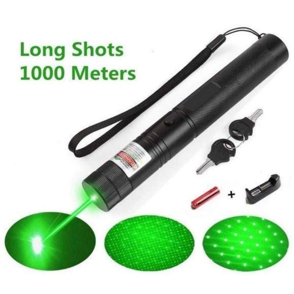 Rechargeable Multi Pattern green light pointer 6pack - Picture 8 of 8